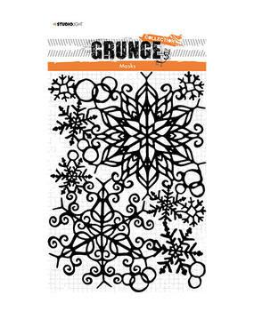 Studio Light Grunge Snowflakes A5 Masking Stencil (SL-GR-MASK52) Studio Light Grunge Snowflakes A5 Masking Stencil (SL-GR-MASK52)