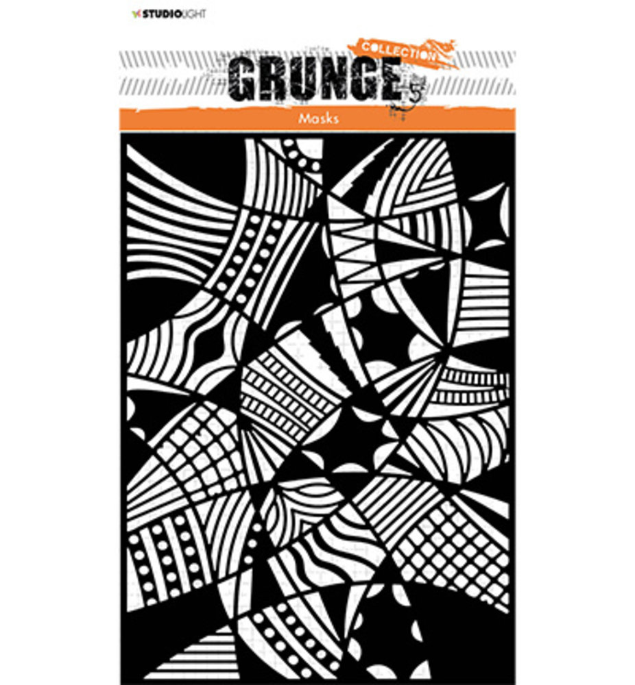 Studio Light Grunge Doodles Shapes A5 Masking Stencil (SL-GR-MASK54) Studio Light Grunge Doodles Shapes A5 Masking Stencil (SL-GR-MASK54)