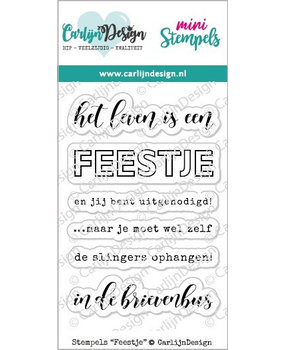 Carlijn Design Stempels Feestje (CDST-0073) Carlijn Design Stempels Feestje (CDST-0073)