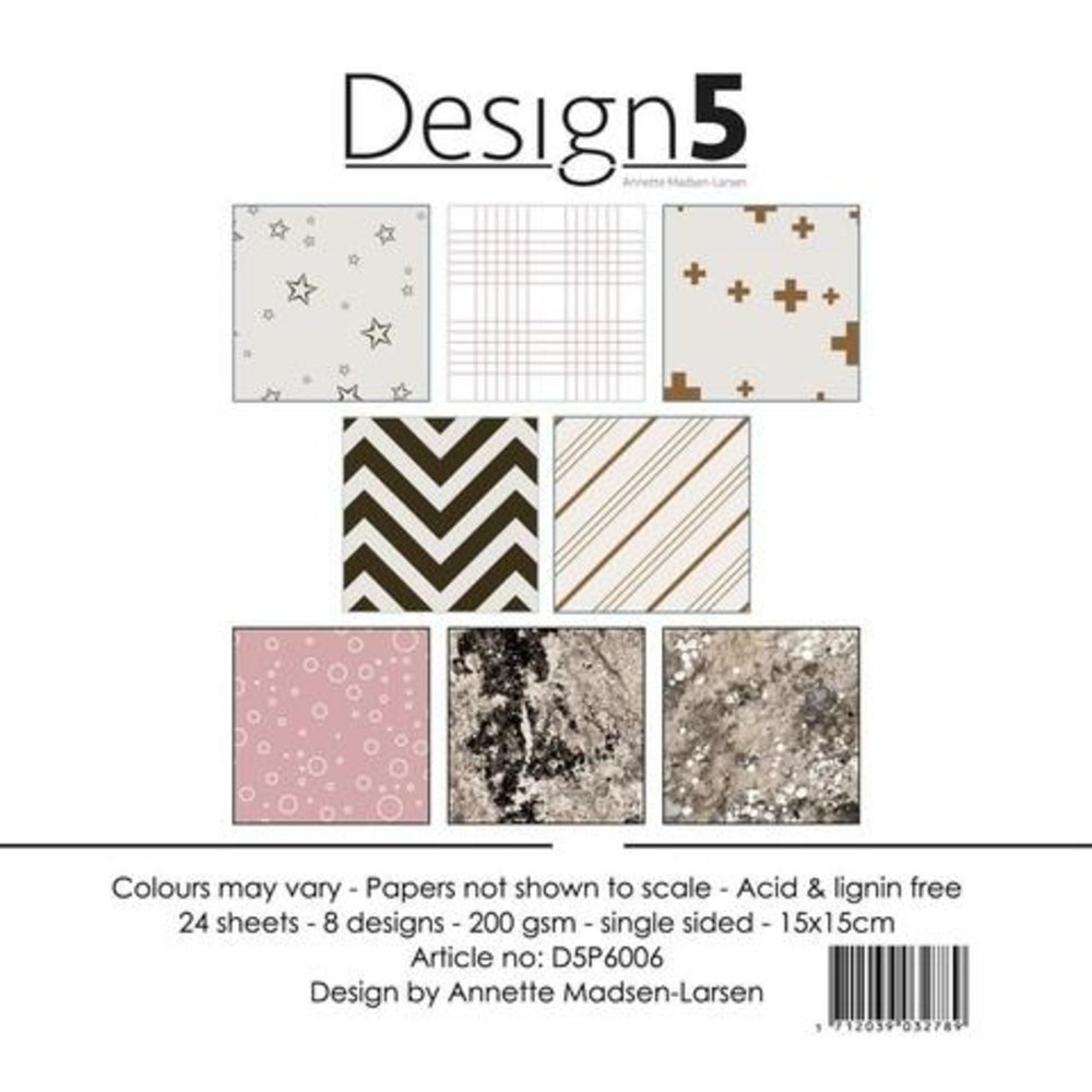 Design5 Constellation Crater 6x6 Inch Paper Pack (D5P6006) Design5 Constellation Crater 6x6 Inch Paper Pack (D5P6006)