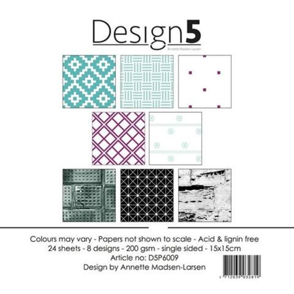 Design5 Meteor Rain 6x6 Inch Paper Pack (D5P6009)