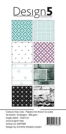 Design5 Meteor Rain Slimline Paper Pack (D5P7009)