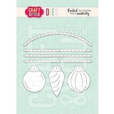 Craft & You Dies Set of Christmas Balls (CW155)