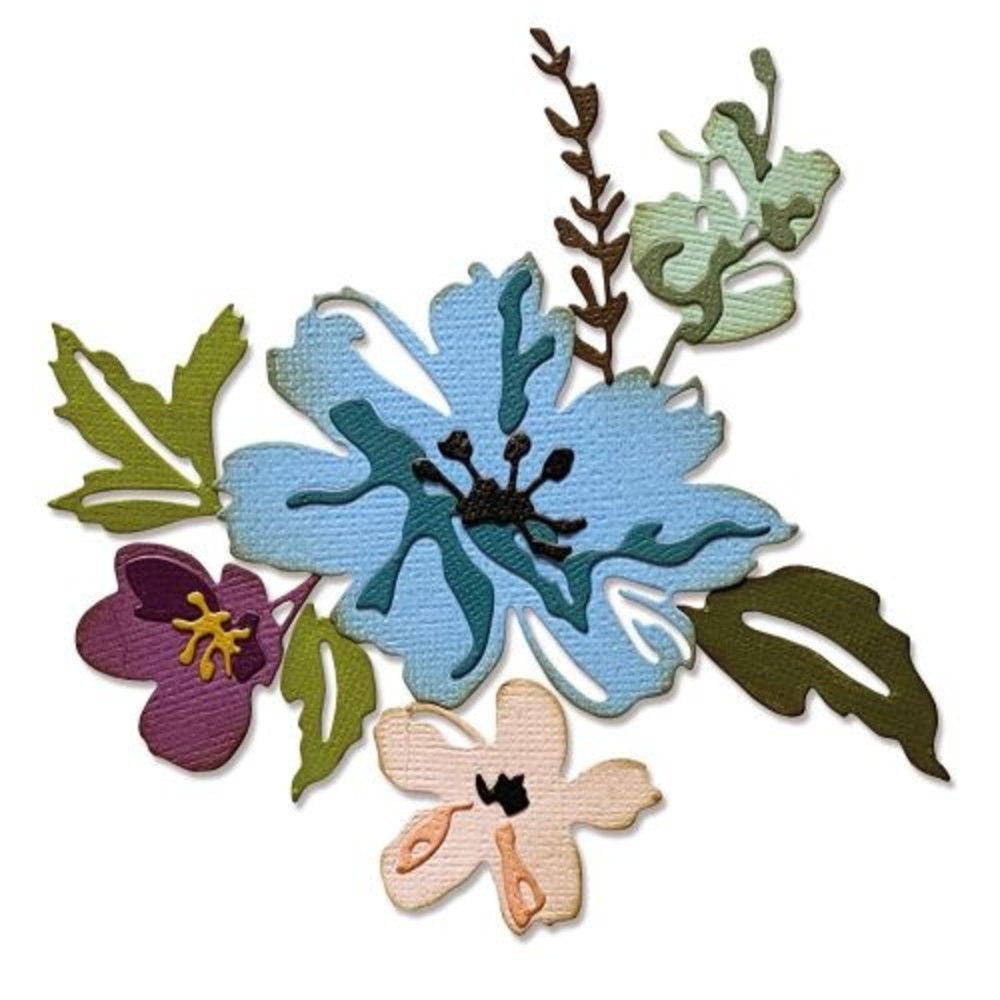 Sizzix Thinlits Die Set Brushstroke Flowers #2 (665210) Sizzix Thinlits Die Set Brushstroke Flowers #2 (665210)