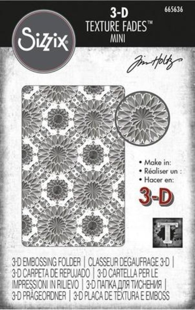 Sizzix 3D Mini Texture Fades Kaleidoscope (665636) Sizzix 3D Mini Texture Fades Kaleidoscope (665636)