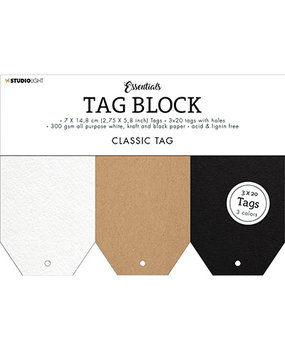 Studio Light Essentials Tag Block Classic (SL-ES-TAGBL01) Studio Light Essentials Tag Block Classic (SL-ES-TAGBL01)