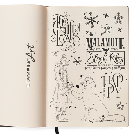 Ciao Bella Papercrafting The Gift of Love A5 Clear Stamps (PS8018) Ciao Bella Papercrafting The Gift of Love A5 Clear Stamps (PS8018)