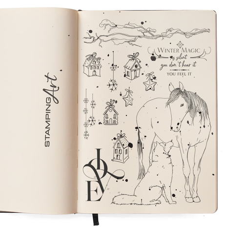 Ciao Bella Papercrafting Winter Magic A5 Clear Stamps (PS8019) Ciao Bella Papercrafting Winter Magic A5 Clear Stamps (PS8019)