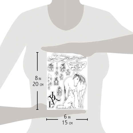 Ciao Bella Papercrafting Winter Magic A5 Clear Stamps (PS8019) Ciao Bella Papercrafting Winter Magic A5 Clear Stamps (PS8019)