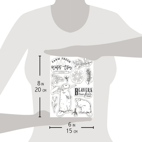 Ciao Bella Papercrafting Beavers Tree Farm A5 Clear Stamps (PS8020) Ciao Bella Papercrafting Beavers Tree Farm A5 Clear Stamps (PS8020)