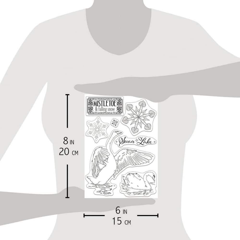 Ciao Bella Papercrafting Swan Lake A5 Clear Stamps (PS8021) Ciao Bella Papercrafting Swan Lake A5 Clear Stamps (PS8021)