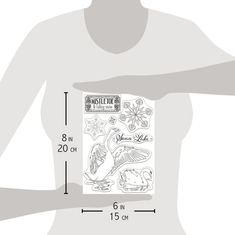 Ciao Bella Papercrafting Swan Lake A5 Clear Stamps (PS8021) Ciao Bella Papercrafting Swan Lake A5 Clear Stamps (PS8021)