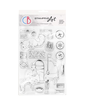 Ciao Bella Papercrafting Mail Box A5 Clear Stamps (PS8022) Ciao Bella Papercrafting Mail Box A5 Clear Stamps (PS8022)