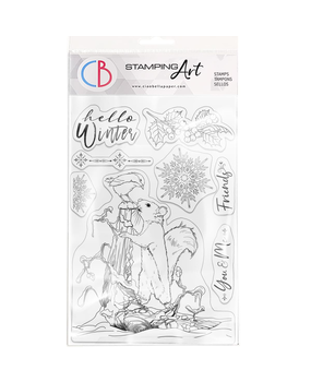 Ciao Bella Papercrafting Hello Winter A5 Clear Stamps (PS8023) Ciao Bella Papercrafting Hello Winter A5 Clear Stamps (PS8023)