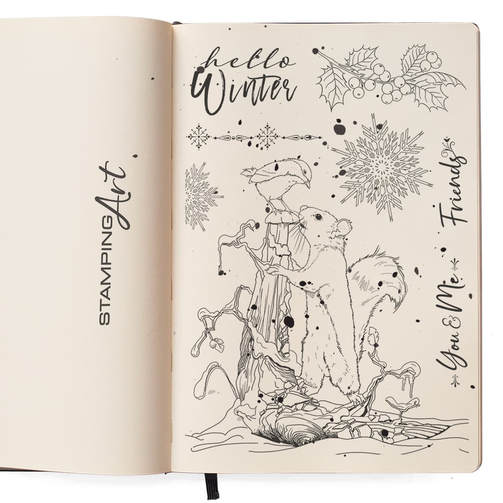 Ciao Bella Papercrafting Hello Winter A5 Clear Stamps (PS8023) Ciao Bella Papercrafting Hello Winter A5 Clear Stamps (PS8023)