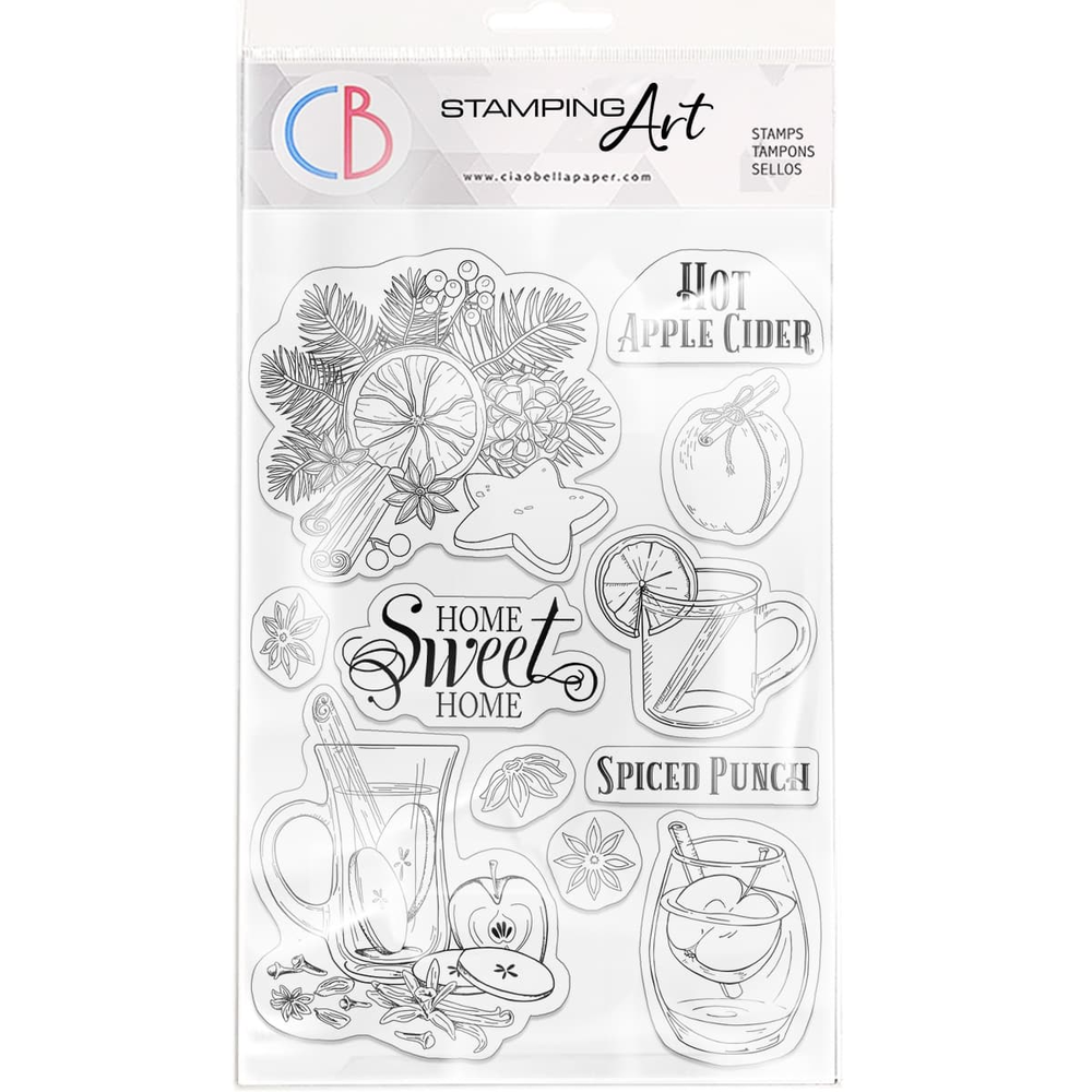 Ciao Bella Papercrafting Hot Apple Cider A5 Clear Stamps (PS8025) Ciao Bella Papercrafting Hot Apple Cider A5 Clear Stamps (PS8025)