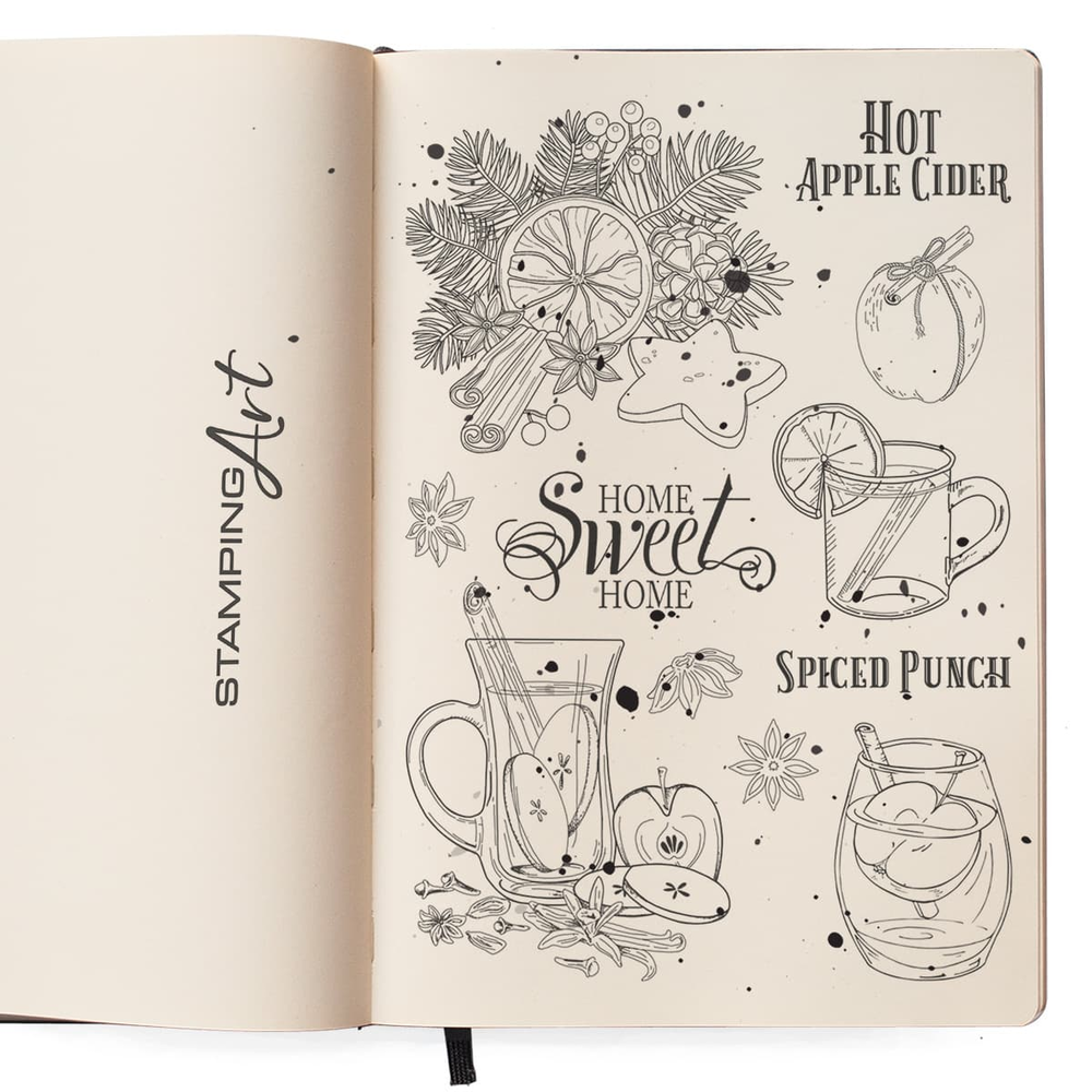 Ciao Bella Papercrafting Hot Apple Cider A5 Clear Stamps (PS8025) Ciao Bella Papercrafting Hot Apple Cider A5 Clear Stamps (PS8025)