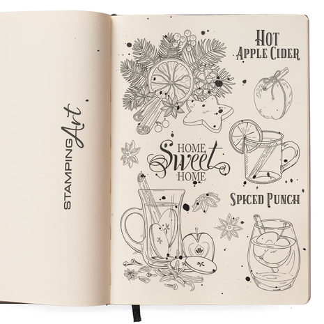 Ciao Bella Papercrafting Hot Apple Cider A5 Clear Stamps (PS8025) Ciao Bella Papercrafting Hot Apple Cider A5 Clear Stamps (PS8025)