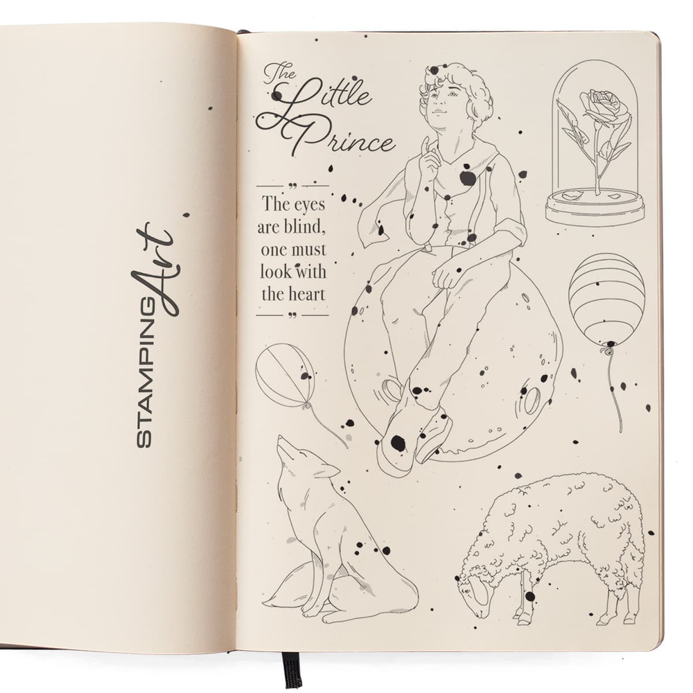 Ciao Bella Papercrafting The Little Prince A5 Clear Stamps (PS8027) Ciao Bella Papercrafting The Little Prince A5 Clear Stamps (PS8027)