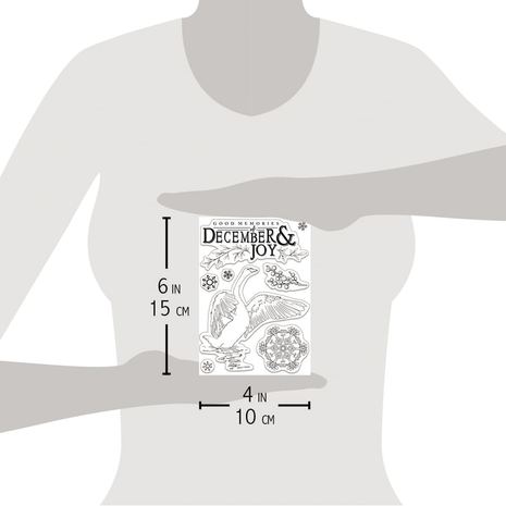 Ciao Bella Papercrafting December & Joy A6 Clear Stamps (PS6078)