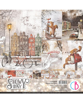 Ciao Bella Papercrafting Memories of a Snowy Day 12x12 Inch Paper Pad (CBPM048) Ciao Bella Papercrafting Memories of a Snowy Day 12x12 Inch Paper Pad (CBPM048)