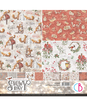 Ciao Bella Papercrafting Memories of a Snowy Day 12x12 Inch Patterns Pad (CBT048) Ciao Bella Papercrafting Memories of a Snowy Day 12x12 Inch Patterns Pad (CBT048)