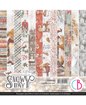 Ciao Bella Papercrafting Memories of a Snowy Day 6x6 Inch Paper Pad (CBQ048) Ciao Bella Papercrafting Memories of a Snowy Day 6x6 Inch Paper Pad (CBQ048)