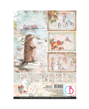 Ciao Bella Papercrafting The Gift of Love A4 Creative Pad (CBCL047)