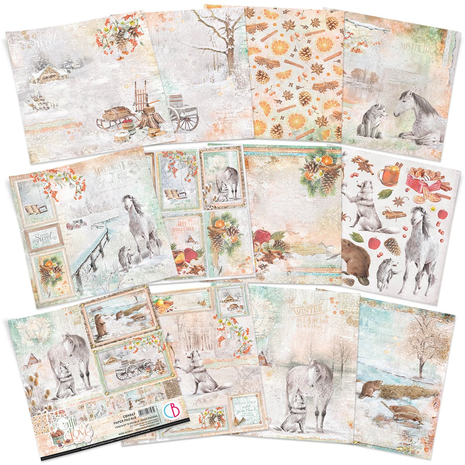 Ciao Bella Papercrafting The Gift of Love 8x8 Inch Paper Pad (CBH047)