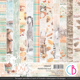 Ciao Bella Papercrafting The Gift of Love 6x6 Inch Paper Pad (CBQ047)