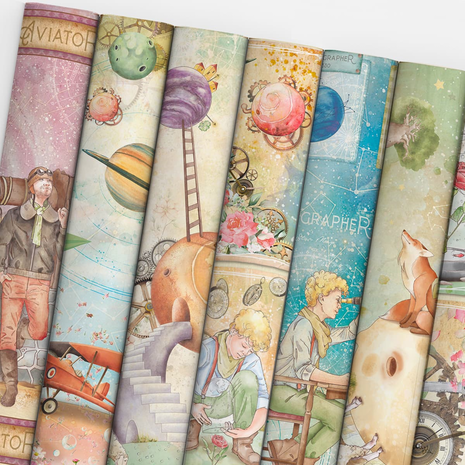 Ciao Bella Papercrafting The Little Prince 12x12 Inch Paper Pad (CBPM049) Ciao Bella Papercrafting The Little Prince 12x12 Inch Paper Pad (CBPM049)