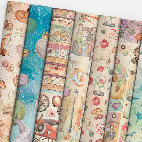 Ciao Bella Papercrafting The Little Prince 12x12 Inch Patterns Pad (CBT049) Ciao Bella Papercrafting The Little Prince 12x12 Inch Patterns Pad (CBT049)