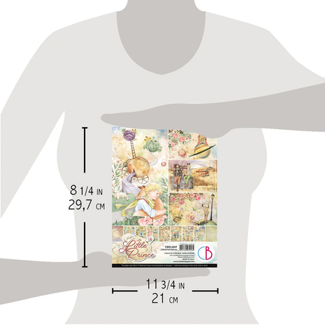 Ciao Bella Papercrafting The Little Prince A4 Creative Pad (CBCL049)