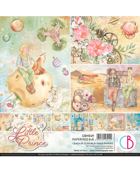 Ciao Bella Papercrafting The Little Prince 8x8 Inch Paper Pad (CBH049)