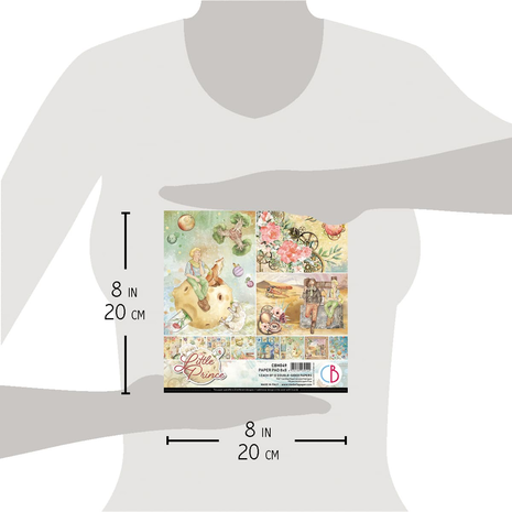 Ciao Bella Papercrafting The Little Prince 8x8 Inch Paper Pad (CBH049)