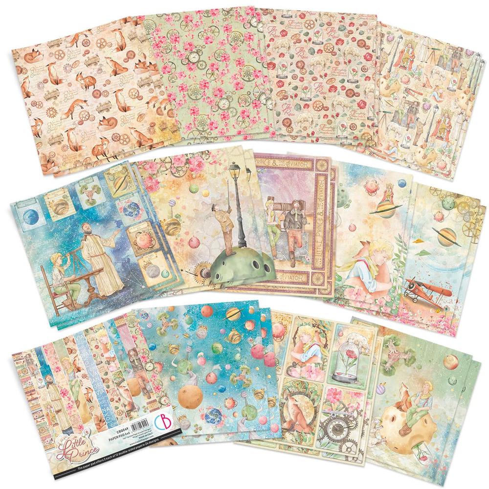 Ciao Bella Papercrafting The Little Prince 6x6 Inch Paper Pad (CBQ049)