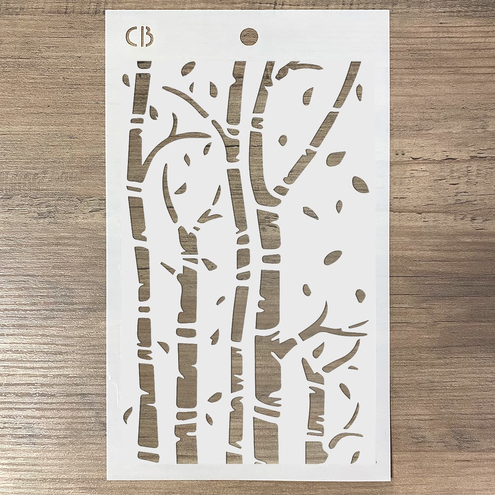 Ciao Bella Papercrafting Birch Trees Masking Stencil (MS057)
