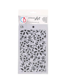 Ciao Bella Papercrafting Winter Flowers Masking Stencil (MS059) Ciao Bella Papercrafting Winter Flowers Masking Stencil (MS059)