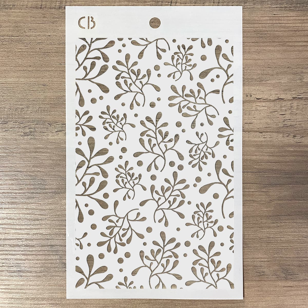 Ciao Bella Papercrafting Mistletoe Masking Stencil (MS062)