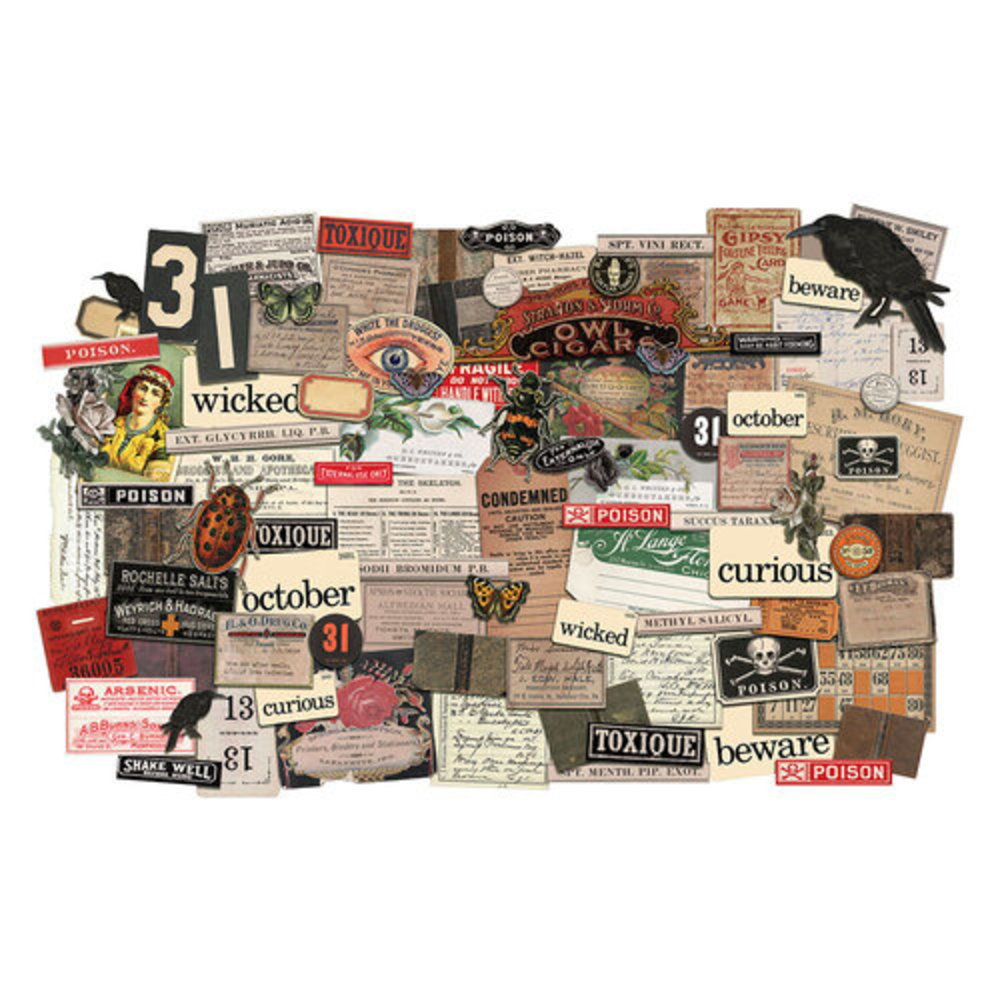 Idea-ology Tim Holtz Halloween Ephemera Pack (TH94151)