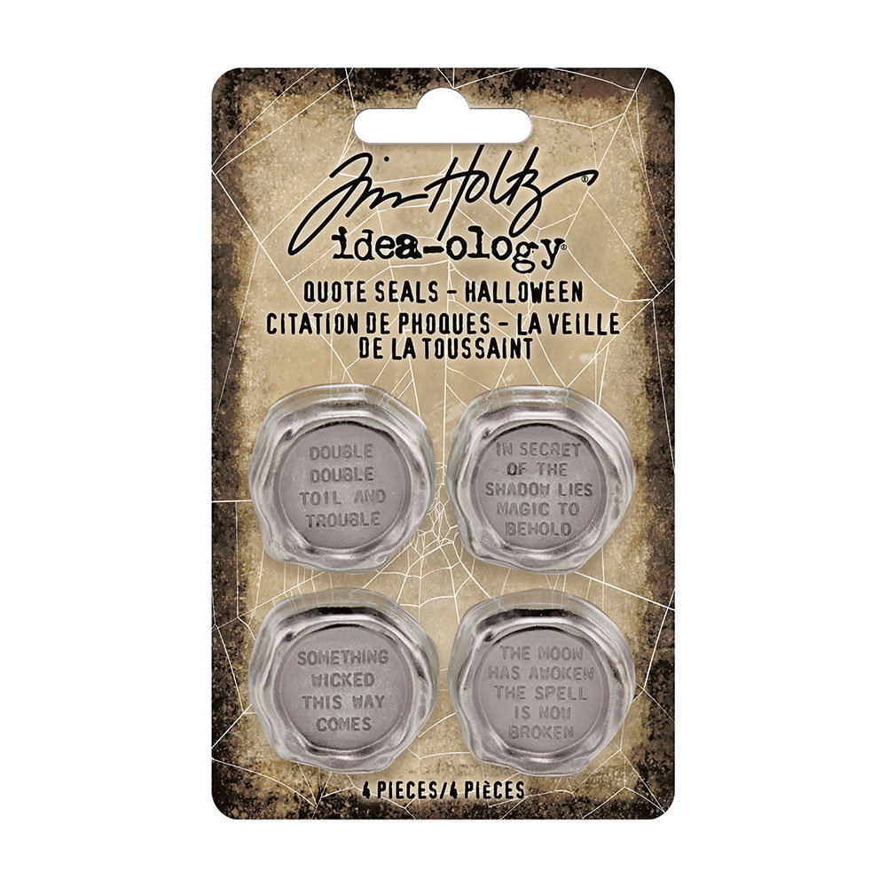 Idea-ology Tim Holtz Halloween Quote Seals (TH94163)