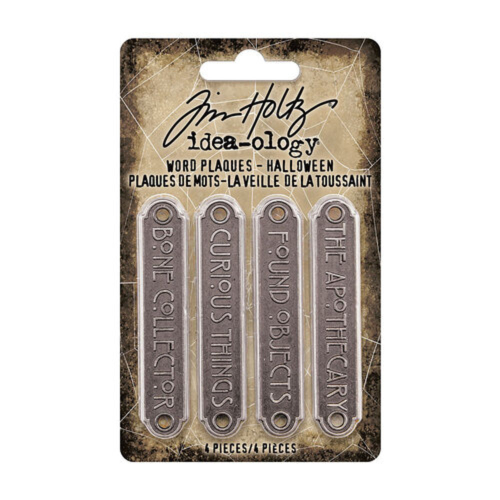 Idea-ology Tim Holtz Halloween Word Plaques (TH94164) Idea-ology Tim Holtz Halloween Word Plaques (TH94164)