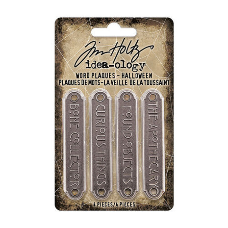 Idea-ology Tim Holtz Halloween Word Plaques (TH94164) Idea-ology Tim Holtz Halloween Word Plaques (TH94164)