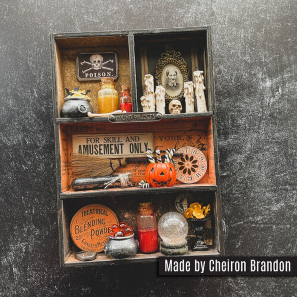Idea-ology Tim Holtz Halloween Word Plaques (TH94164) Idea-ology Tim Holtz Halloween Word Plaques (TH94164)