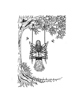 Crafty Individuals Fairy Rose Unmounted Rubber Stamps (CI-579)