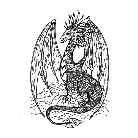 Crafty Individuals Gentle Dragon Unmounted Rubber Stamps (CI-580) Crafty Individuals Gentle Dragon Unmounted Rubber Stamps (CI-580)