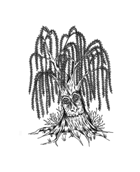 Crafty Individuals Wishing Willow Unmounted Rubber Stamps (CI-581)