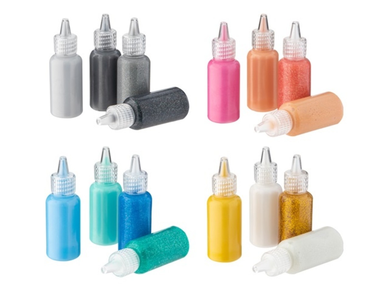 Craft Sensations Pearl & Glitter Glue Set Pink (CR1125/GE) Craft Sensations Pearl & Glitter Glue Set Pink (CR1125/GE)