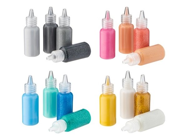 Craft Sensations Pearl & Glitter Glue Set Blue (CR1125/GE) Craft Sensations Pearl & Glitter Glue Set Blue (CR1125/GE)