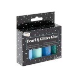 Craft Sensations Pearl & Glitter Glue Set Blue (CR1125/GE)